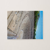 het oude theater in Epidaurus, Argolis, Griekenlan Legpuzzel (Horizontaal)
