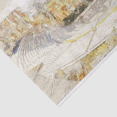 Het oude theater van Athene, Griekenland Tissuepapier (Detail)