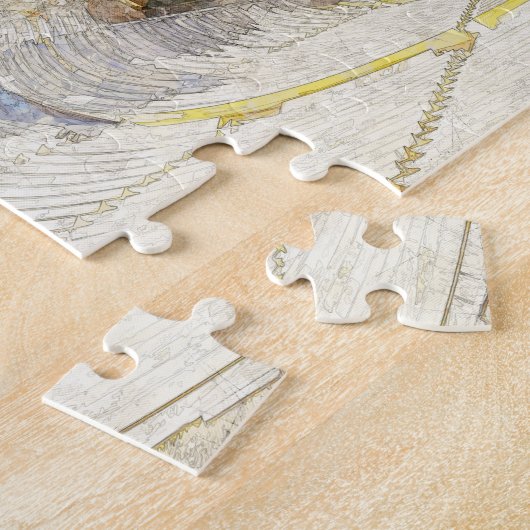 het oude theater van Herodion, Athene, Griekenland Legpuzzel (Zijkant)