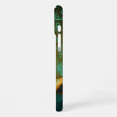 Het oude Thoth Blauwgroen Goud iPhone Hoesje (Linkerkant)
