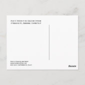 Het oude treinstation in Simsbury Briefkaart (Achterkant)