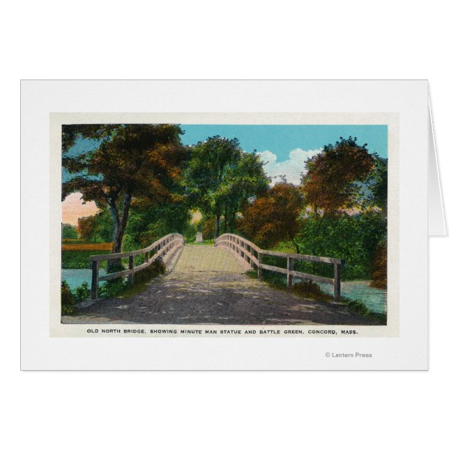 Het oude Uitzicht van de Brug van de Noord van het (Voorkant Horizontaal)