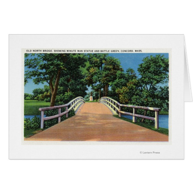 Het oude Uitzicht van de Noordbrug van het Minute  (Voorkant Horizontaal)