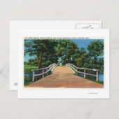 Het oude Uitzicht van de Noordbrug van het Minute Briefkaart (Voorkant / Achterkant)