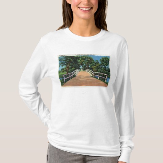 Het oude Uitzicht van de Noordbrug van het Minute T-shirt (Voorkant)