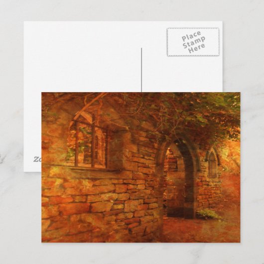 Het oude Victoriaans pompstation. Briefkaart (Voorkant / Achterkant)