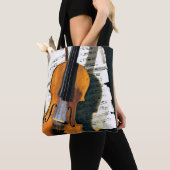 Het oude Violin, het mooie kunstschilderij Tote Bag (Dichtbij)