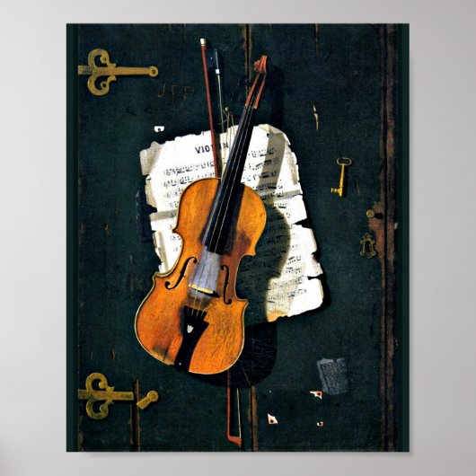Het oude Violin - John Peto Poster (Voorkant)