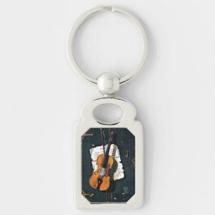 Het oude Violin Sleutelhanger