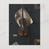 Het oude Violin van William Michael Harnett Briefkaart (Voorkant)