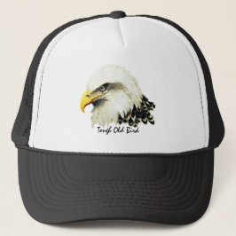 Het oude vogeldeeg citaat van de Eagle schilder Trucker Pet