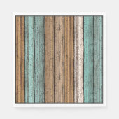 Het oude  Weathered Planten Pattern Servet (Voorkant)