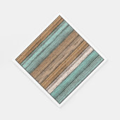 Het oude Weathered Planten Pattern Servet (Hoek)