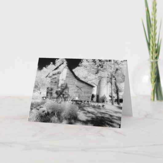 Het oude Wenskaart van de Schuur Nr 2 van Virginia Kaart (Voorkant)