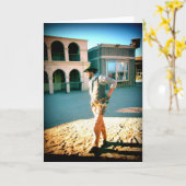 Het oude Wenskaart van de Studio's van Tucson Kaart (Gele Bloem)