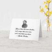 Het Our Mutual Friend citaat van Charles Dickens Kaart (Gele Bloem)