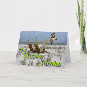 HET OUTER BANKS WENSKAART KAART