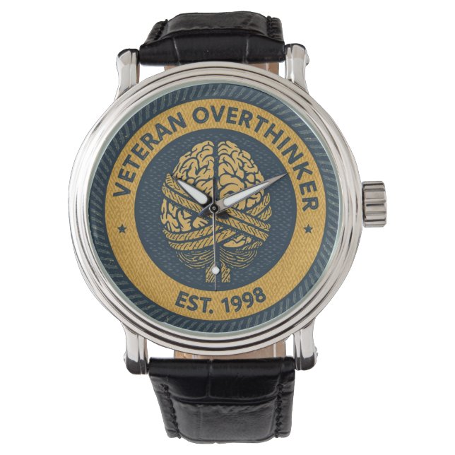 Het "OVERDENKEN" Verdienste Badge Horloge (Voorkant)