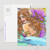 Het overgaan door briefkaart (Voorkant / Achterkant)