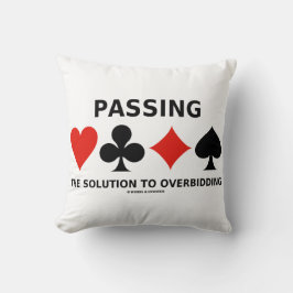 Het overgaan van de oplossing tot Overbidding Brid Kussen