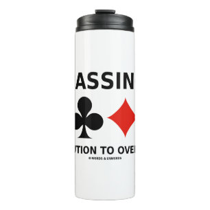 Het overgaan van de oplossing tot Overbidding Brid Thermosbeker