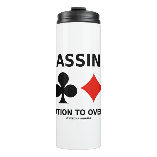 Het overgaan van de oplossing tot Overbidding Brid Thermosbeker (Voorkant)