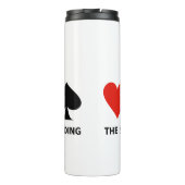 Het overgaan van de oplossing tot Overbidding Brid Thermosbeker (Achterkant)