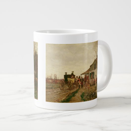 Het overgaan van de Post Grote Koffiekop (Voorkant rechts)