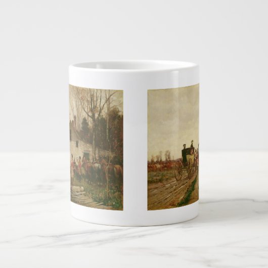 Het overgaan van de Post Grote Koffiekop (Voorkant)