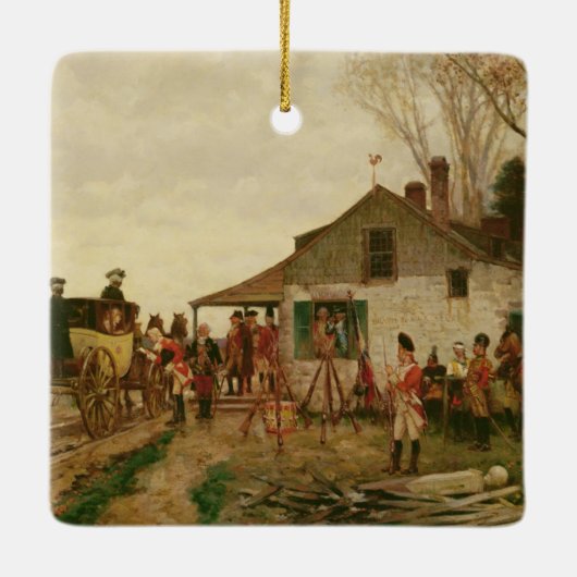 Het overgaan van de Post Keramisch Ornament (Achterkant)