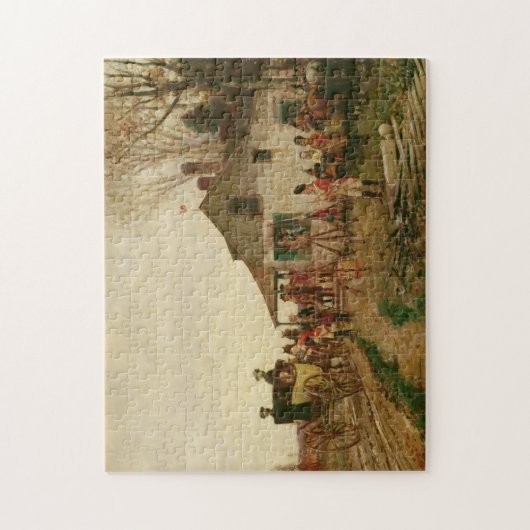 Het overgaan van de Post Legpuzzel (Verticaal)