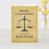 Het overgaan van het examen van de Bar van de Raad Kaart (Gele Bloem)