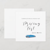 Het overgaan van uw rijtest Persoonlijke kaart van (Voorkant / Achterkant)