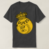 Het overgebleven Duluth Dukes honkbalteam T-shirt (Design voorkant)