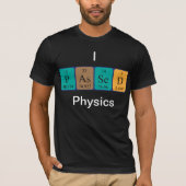 Het overgegaane shirt van de fysica periodieke lij (Voorkant)