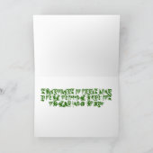 Het Overhalen van de kikker over Zijn Wenskaart Kaart (Binnen)