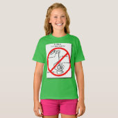 Het Overhellen van het einde T-shirt (Voorkant volledig)