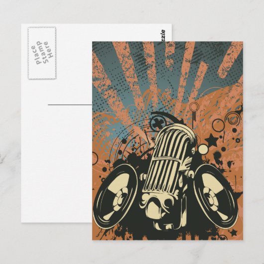 Het overleg briefkaart (Voorkant / Achterkant)