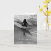 Het overleven van de golven grayscale denken van K Kaart (Gele Bloem)