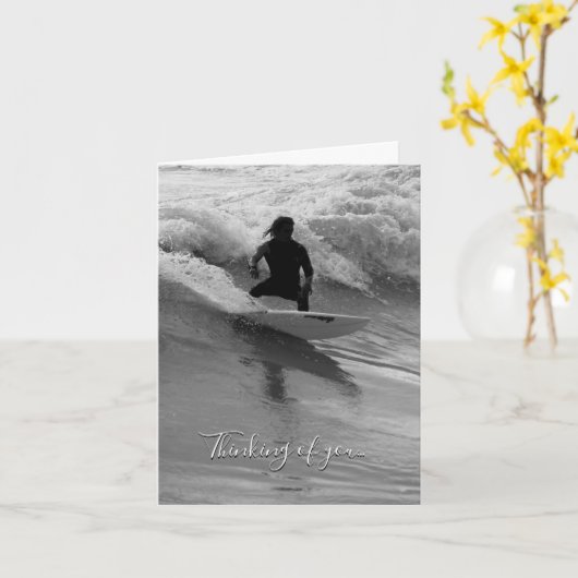 Het overleven van de golven grayscale denken van K Kaart (Gele Bloem)