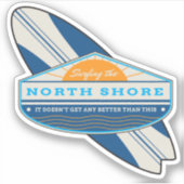 Het overleven van de Noordkust Sticker (Voorkant)