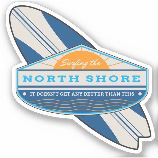 Het overleven van de Noordkust Sticker (Voorkant)