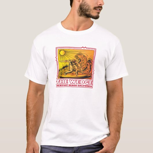HET OVERLEVEN VAN DE WEDGE CALIFORNIA T-SHIRT (Voorkant)
