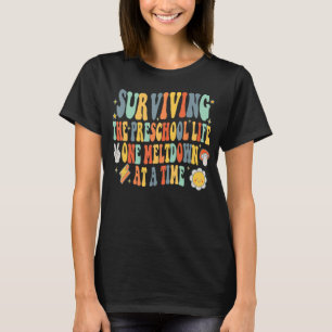 Het overleven van het leven van de kleuterschool E T-shirt