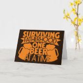 Het overleven van vaderschap één bier per keer kaart (Gele Bloem)