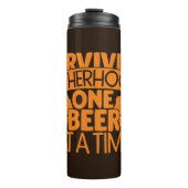 Het overleven van vaderschap één bier per keer thermosbeker (Voorkant)
