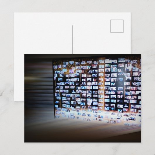 Het overschrijden van online grenzen briefkaart (Voorkant / Achterkant)