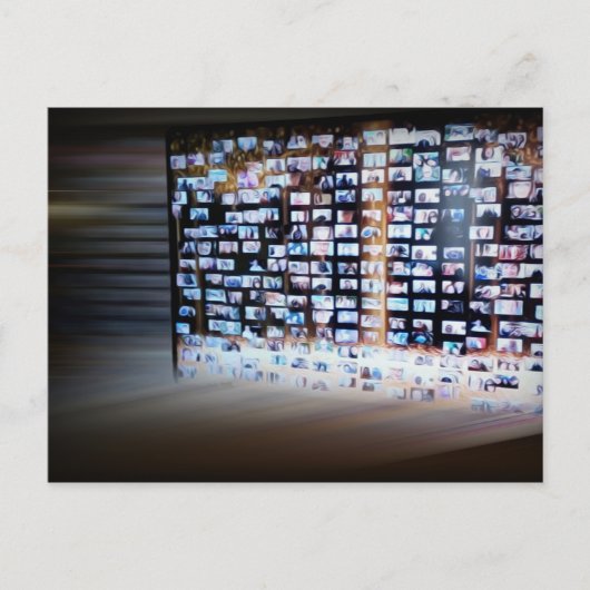 Het overschrijden van online grenzen briefkaart (Voorkant)