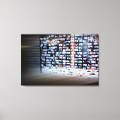 Het overschrijden van online grenzen canvas afdruk (Voorkant)