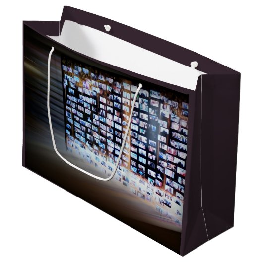 Het overschrijden van online grenzen groot cadeauzakje (Voorkant Gekanteld)